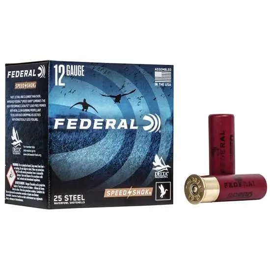 Federal Speed-shok 12GA 3 1 1/4OZ 2 Shot 25RD