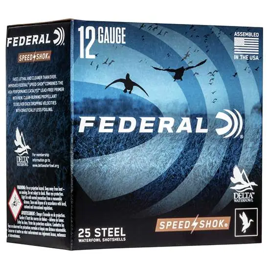 Federal Speed-shok 12GA 2-3/4 1-1/8OZ 2 Shot 25RD
