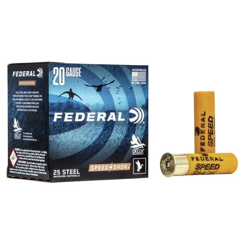 Federal Speed Shok 20GA 3 7/8 Oz 3 Shot 25RD