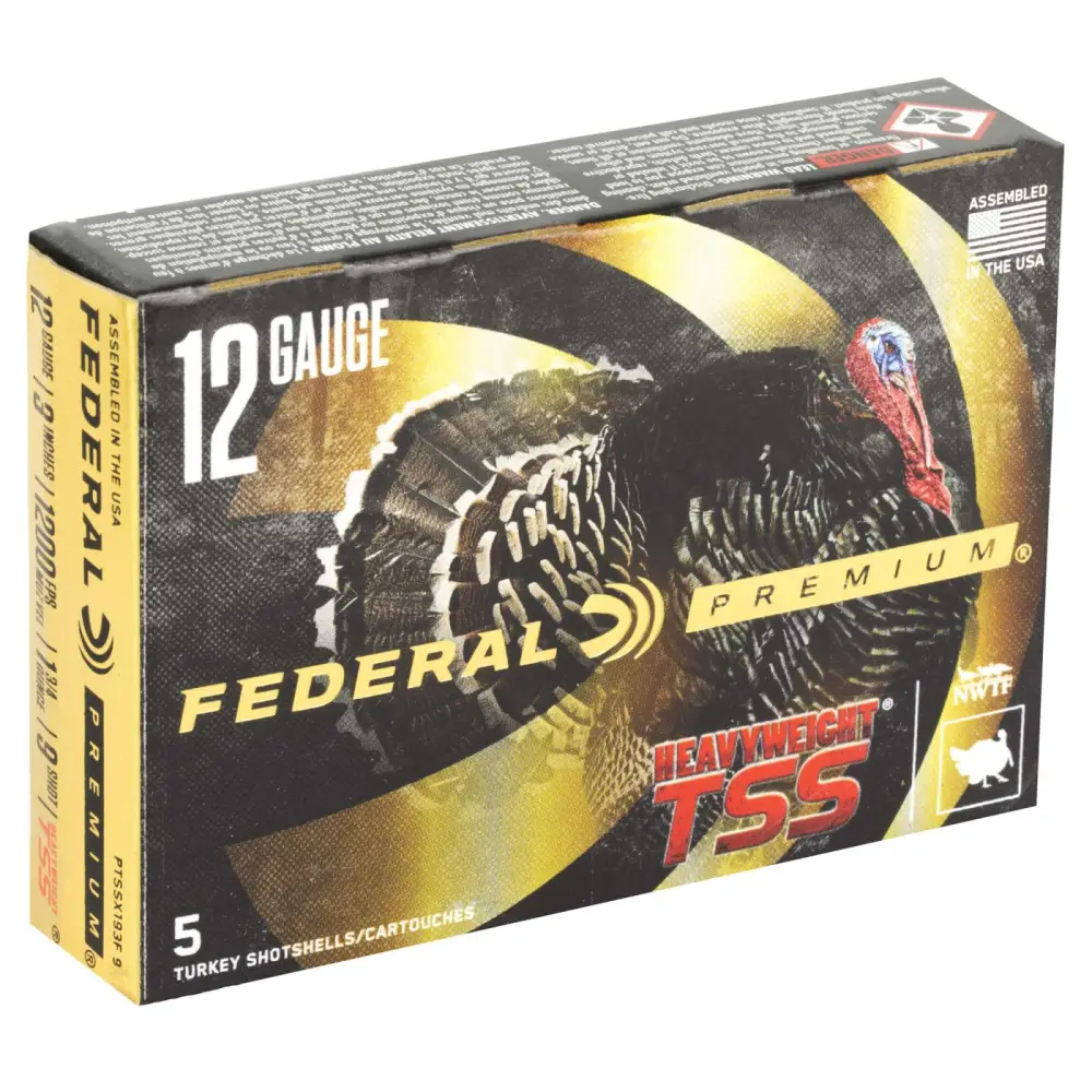 Federal Heavyweight Tss 12GA 3 1 3/4 Oz 9 Shot 5RD