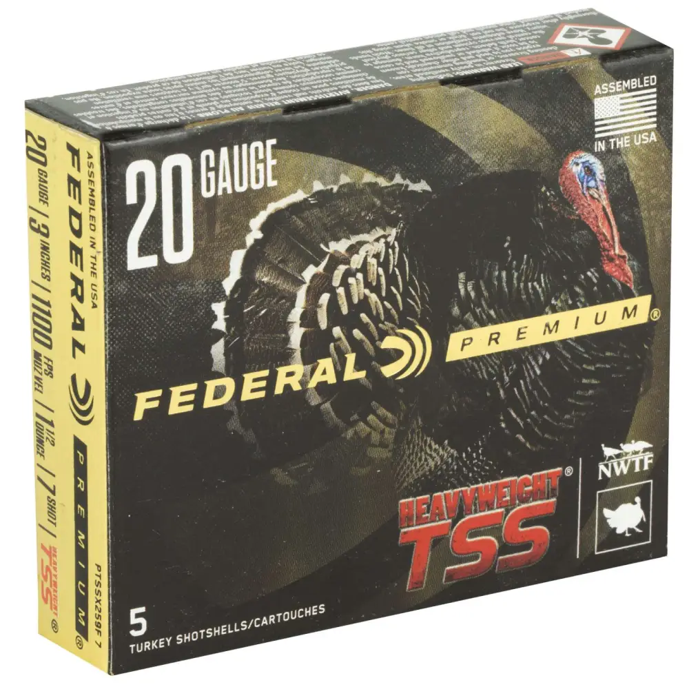 Federal Premium Turkey Heavyweight Tss 20GA 3 1-1/2OZ 7 Shot 5RD