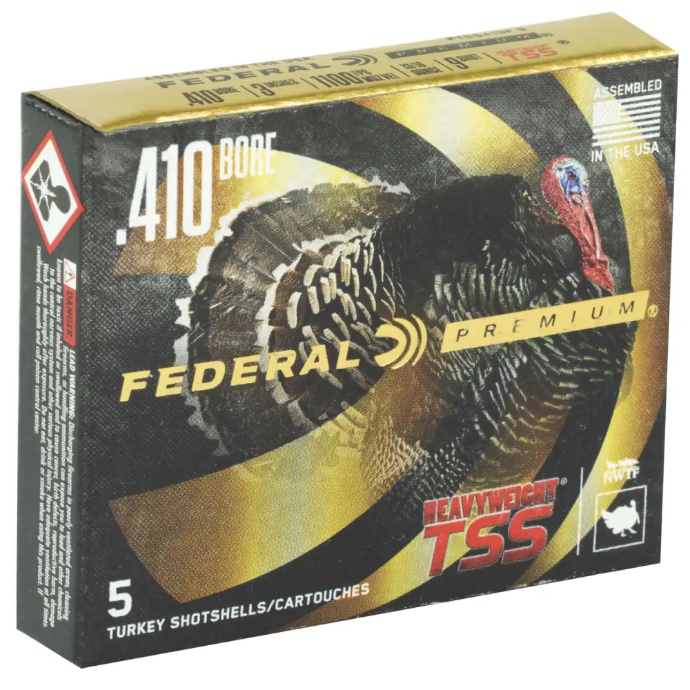 Federal Premium Heavyweight Tss 410GA 3 13/16 Oz 9 Shot 5RD