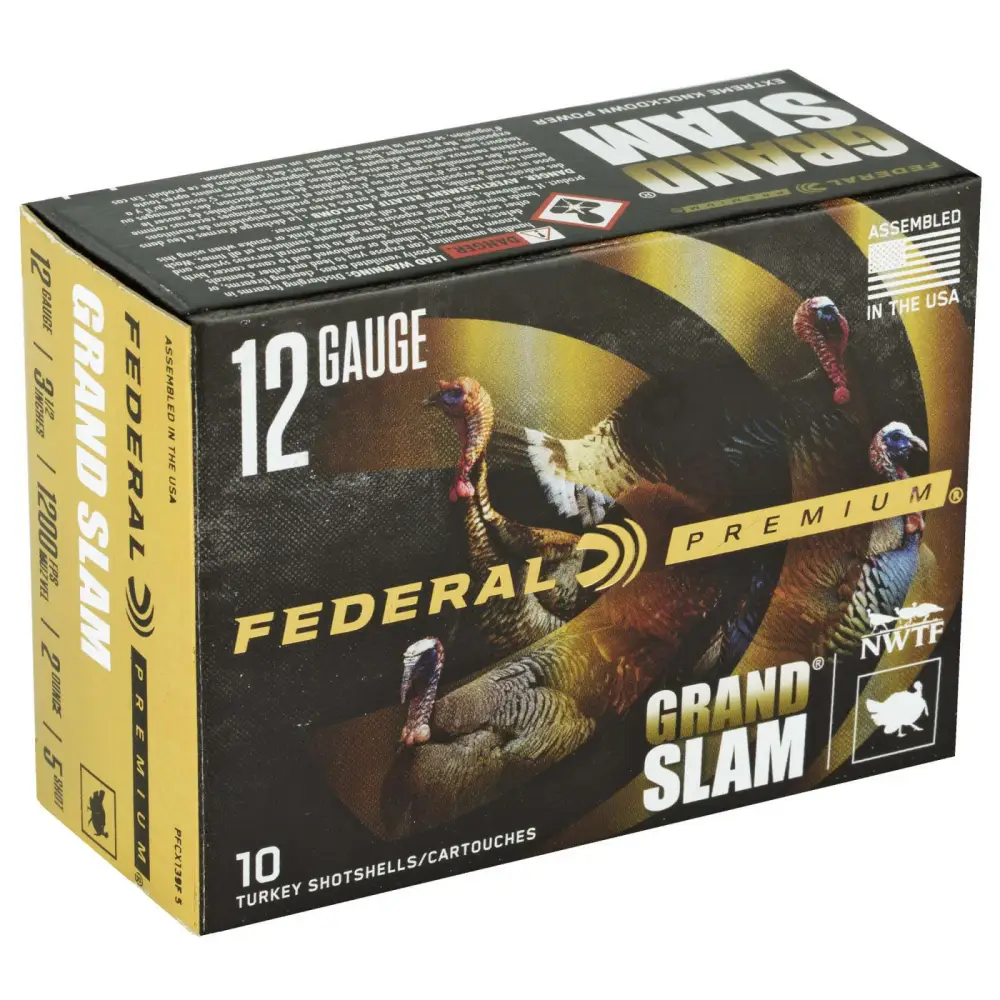 Federal Grand Slam 12GA 3.5 2 Oz 5 Shot 10RD