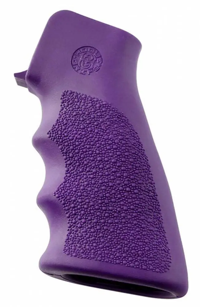 Hogue AR-15/M16 Rubber Grip With Finger Grooves Purple