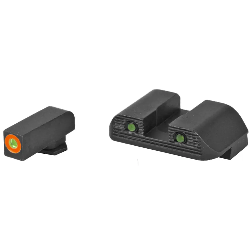 Glock Night Sight Set Ameriglo Bold Green Dots .165 Height
