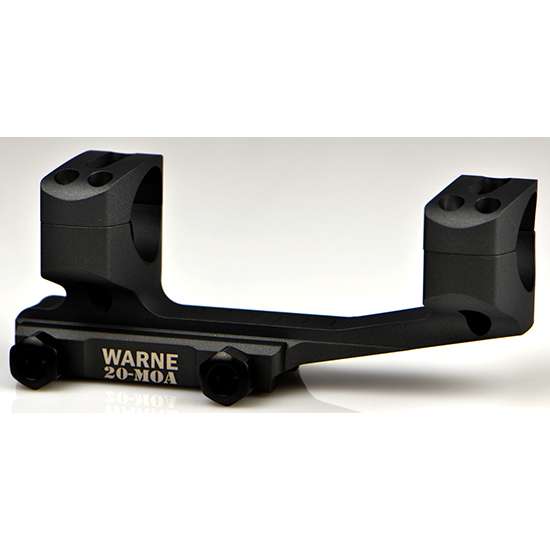 Warne LRSKEL30TW 30MM Extended Skeletonized Mount Black 20MOA