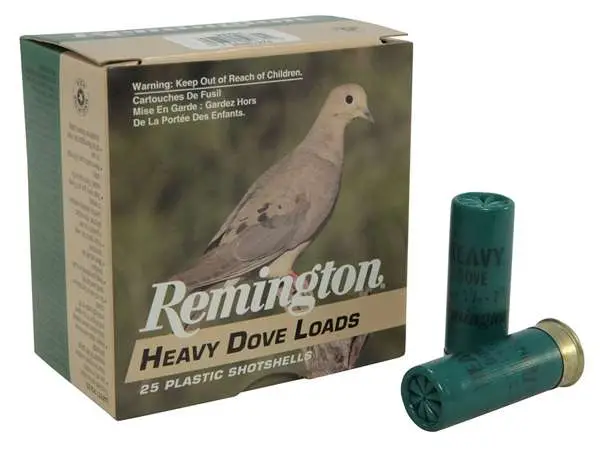 Remington Heavy Dove Loads 12GA 2-3/4IN 1-1/8OZ 7.5 Shot 25RD