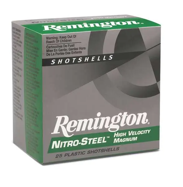 Remington Nitro Steel Ammo 12GA 2-3/4 1-1/4OZ 2 25RD