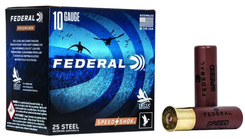 Federal Speed-shok 10GA 3-1/2 1-1/2 Oz Bb Shot 25 Rd