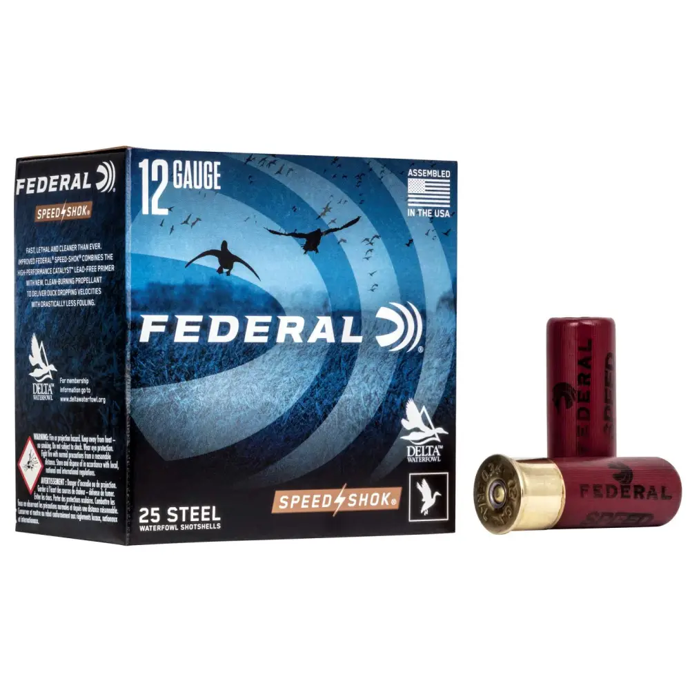 Federal Speed-shok 12GA 2.75 1 1/8OZ 3 Shot 25RD