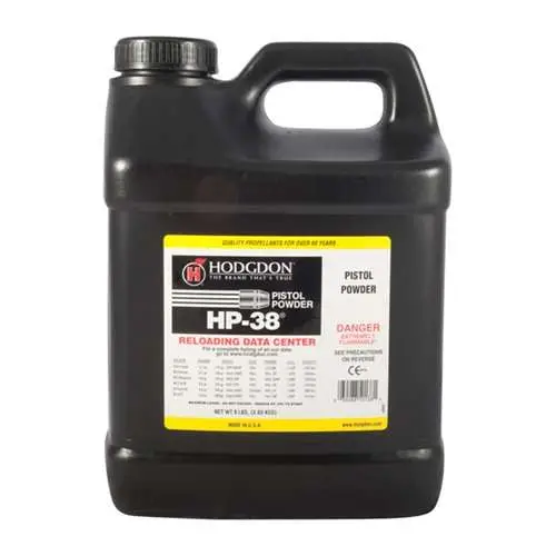 Hodgdon HP-38 Spherical Handgun Powder 8 Lb