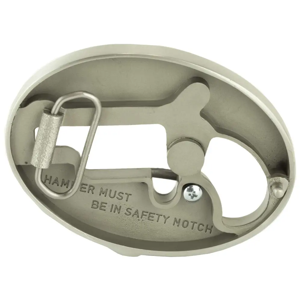 North American Arms Belt Buckle Oval Style Engraved Olive Leaf