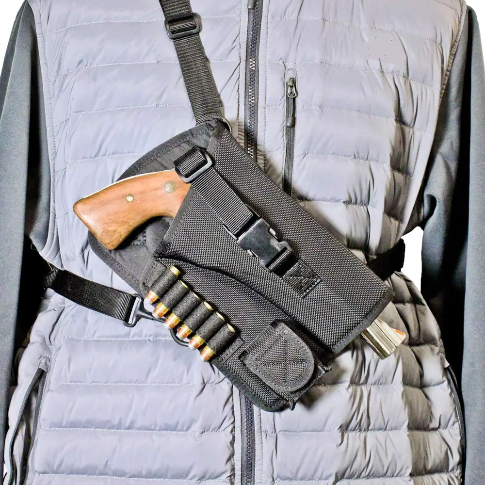 Desantis Yukon Hunting Rig Right Hand Black Nylon Large Revolver