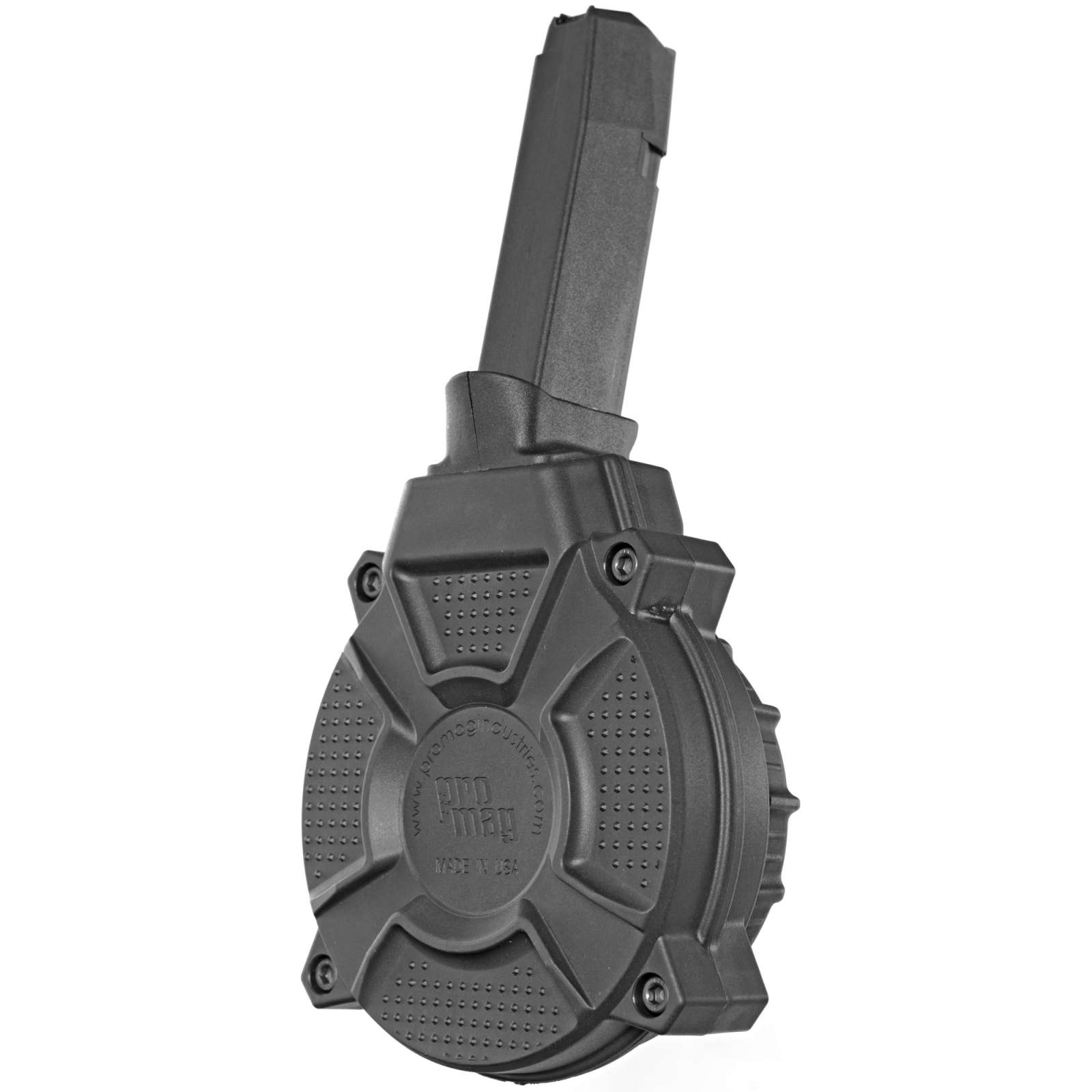 Promag 9MM 50 Rd Drum Magazine for Glock 48/43X Black Polymer