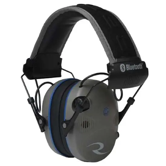 Radians R3700 Bluetooth Quad Electronic Earmuff Pewter/black