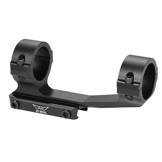 Warne Vapor Aluminum 30MM 1 Piece Msr Mount 20 Moa