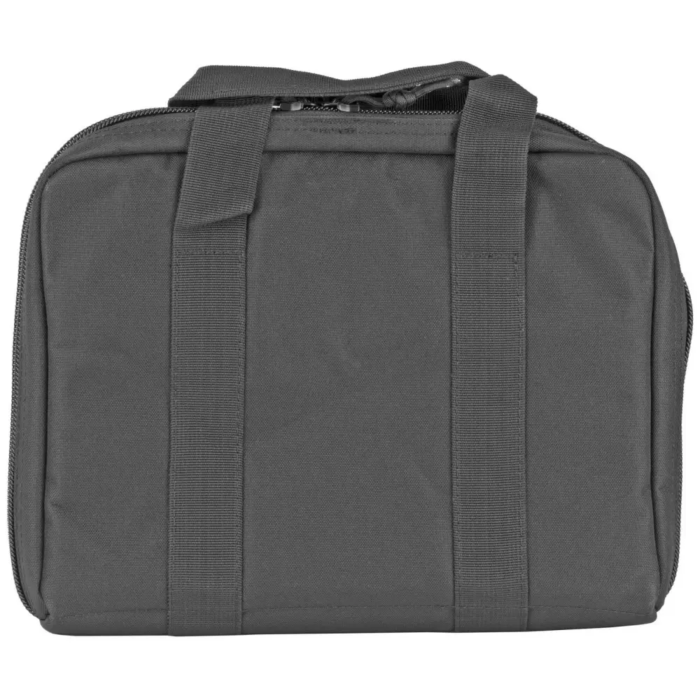 Rukx Gear Double Pistol Case Black - Holds 2 Handguns