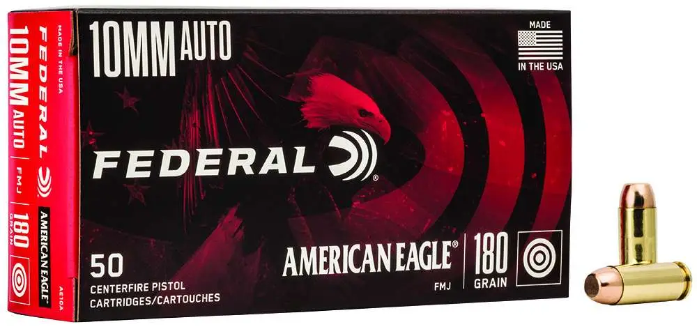 Federal American Eagle 10MM 180GR Full Metal Jacket 50RD