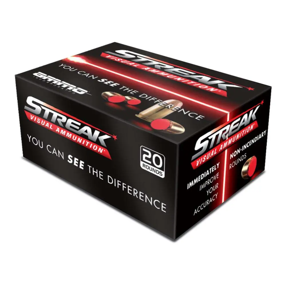 Ammo Inc. Streak 9MM 124GR Jhp Red 20RD
