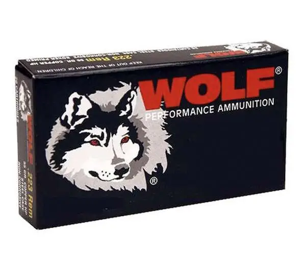 Wolf Amo 9MM 115GR Fmj Steel Case 50-RD Box