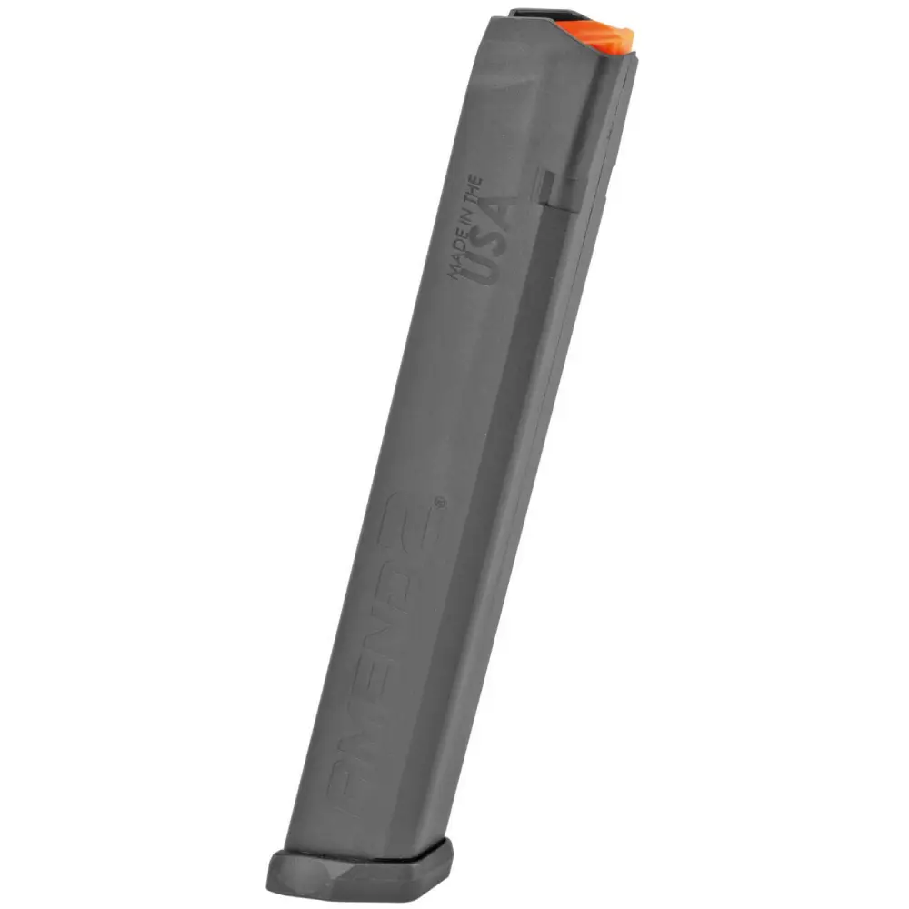 AMEND2 Glock A2-STICK 34RD Black Polymer Magazine 9MM