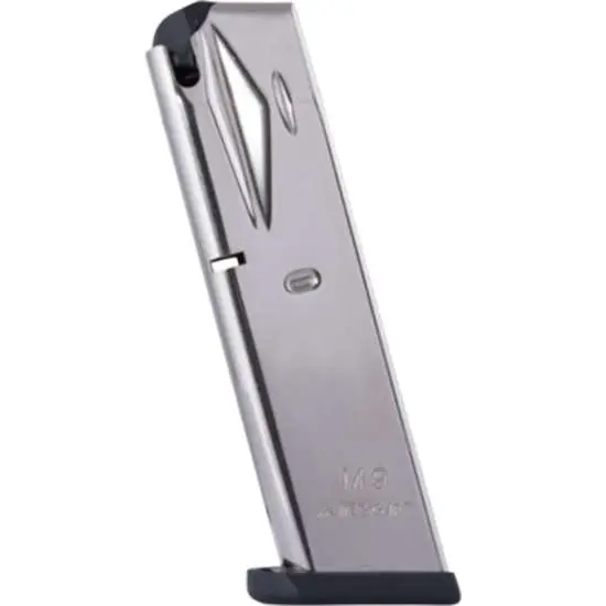 Mec-gar Beretta 92 9MM 10-RD Nickel Magazine