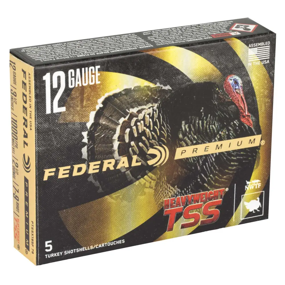 Federal Premium Turkey Heavyweight Tss 12GA 3.5 2.5 Oz 7/9 Shot 5RD