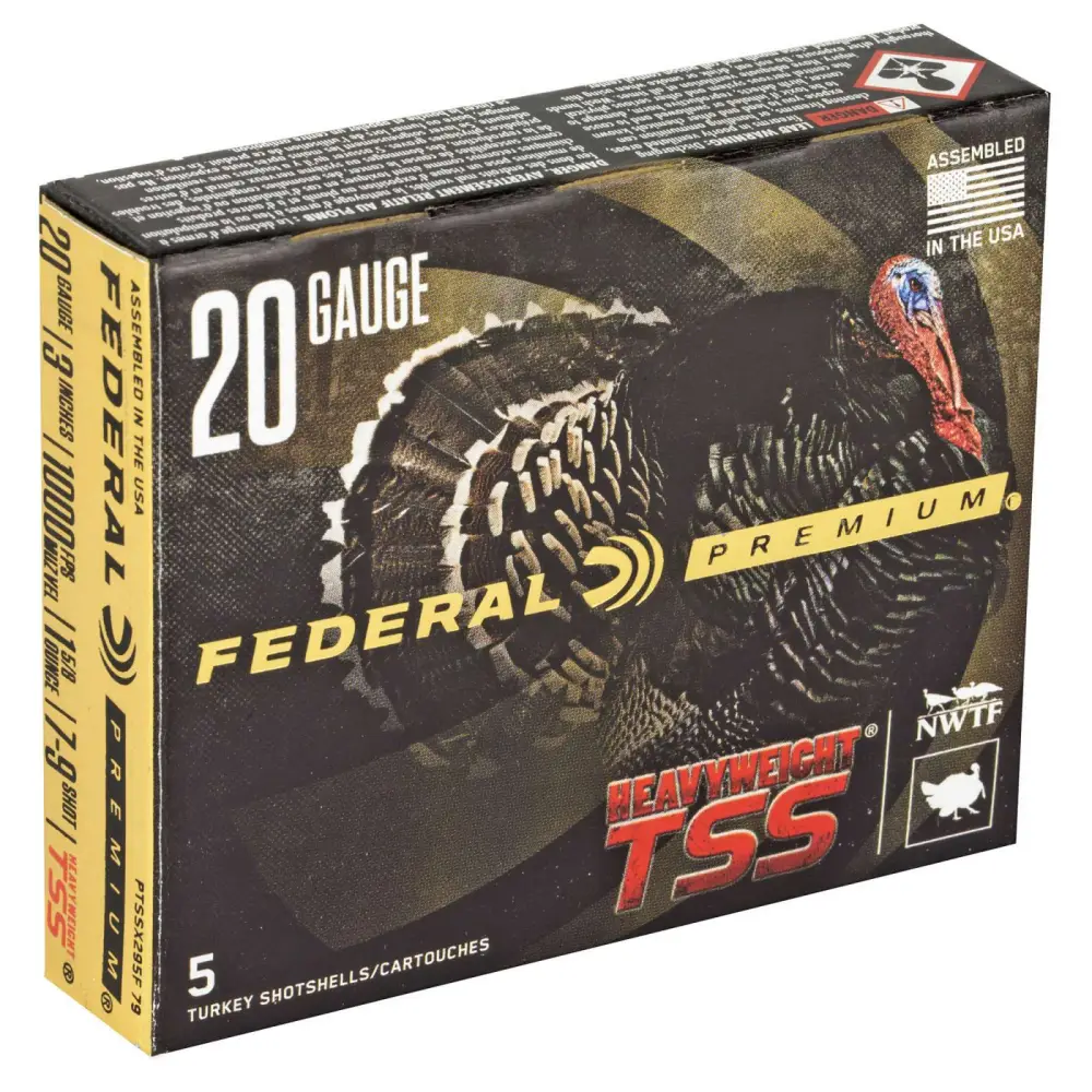 Federal Premium Turkey Heavyweight Tss 20GA 3 1 5/8OZ 7 & 9 Shot