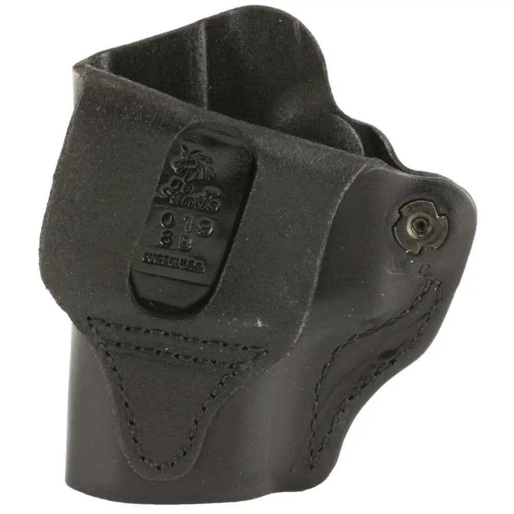 Desantis Mini Scabbard Black Leather Owb Holster for Sig P365