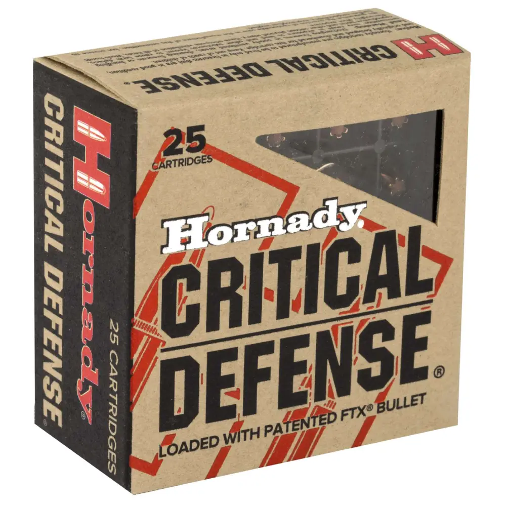 Hornady Critical Defense 25 Acp 35GR Flex Tip 25RD Box