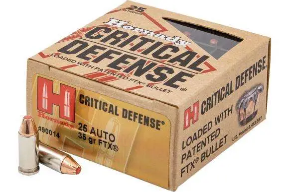 Hornady Critical Defense 25 Acp 35GR Flex Tip 25RD Box - Image 4