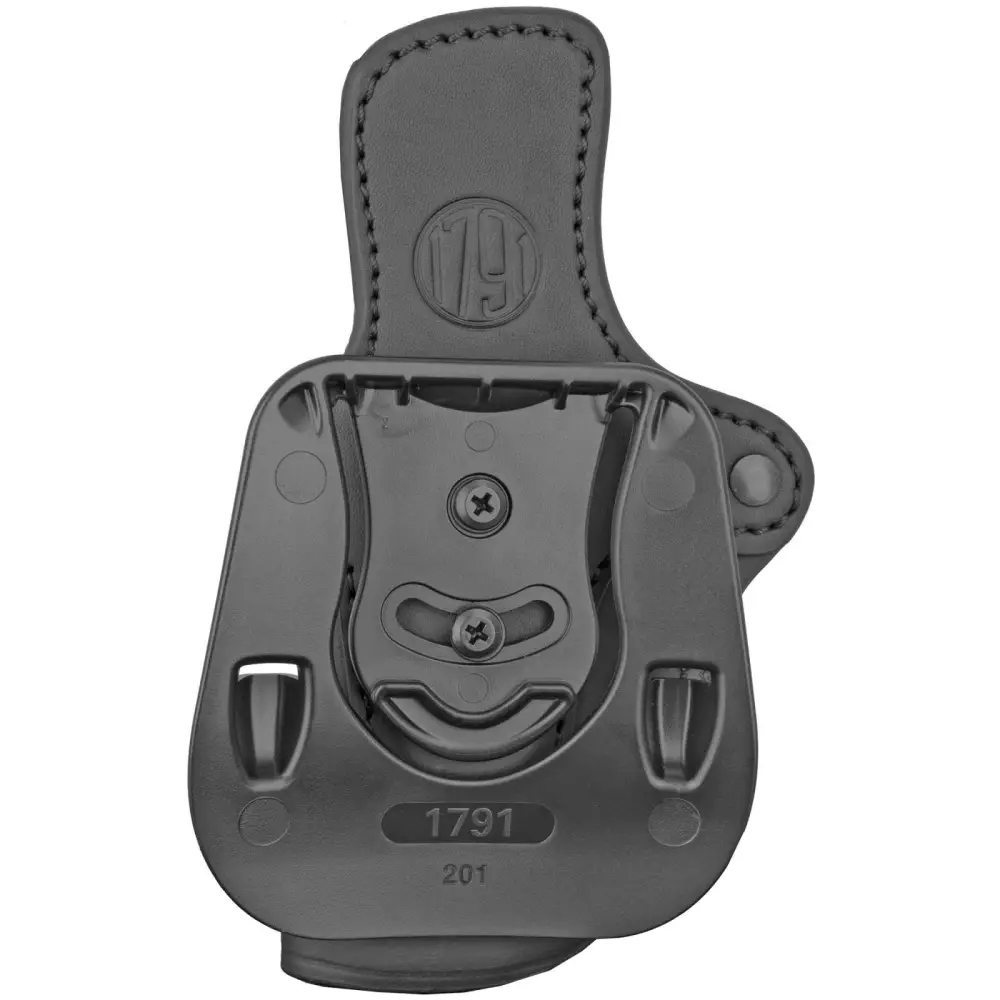 1791 Gunleather Optic Ready Owb Paddle Holster Size 2.4 Stealth Black Right Hand
