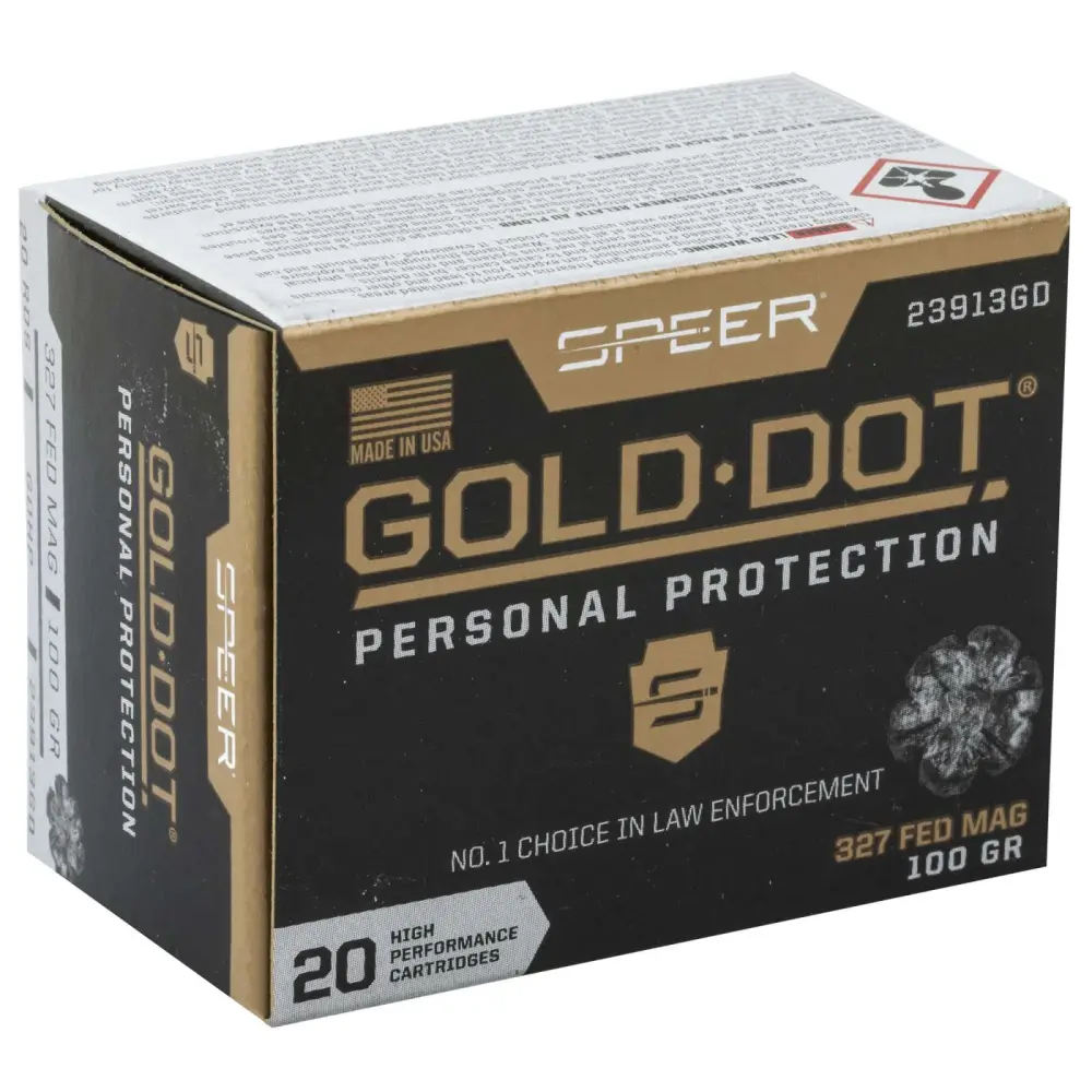 Speer Gold Dot 327 Federal Mag 100 Gr Hollow Point 20RD