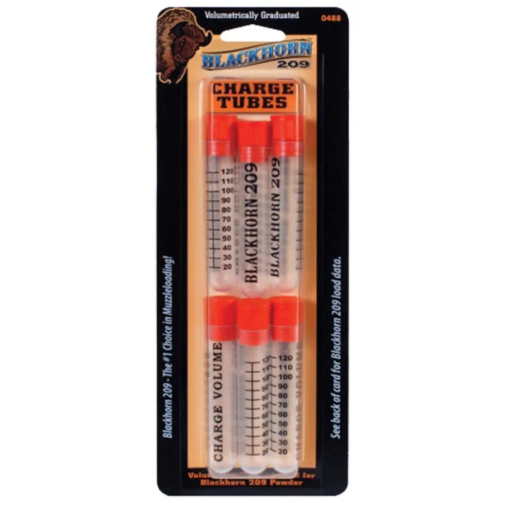 Blackhorn 209 Muzzleloader Charge Tubes 120GR 6 Per Pack