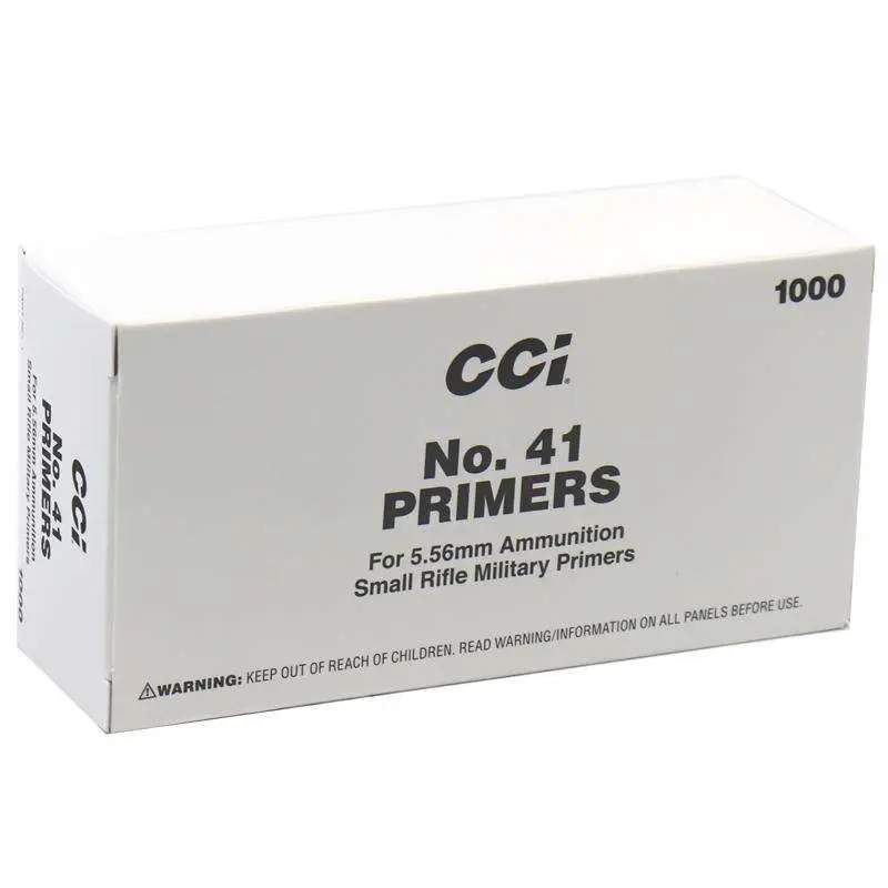 Cci Military Primers No. 41 for 5.56MM 1000 Count