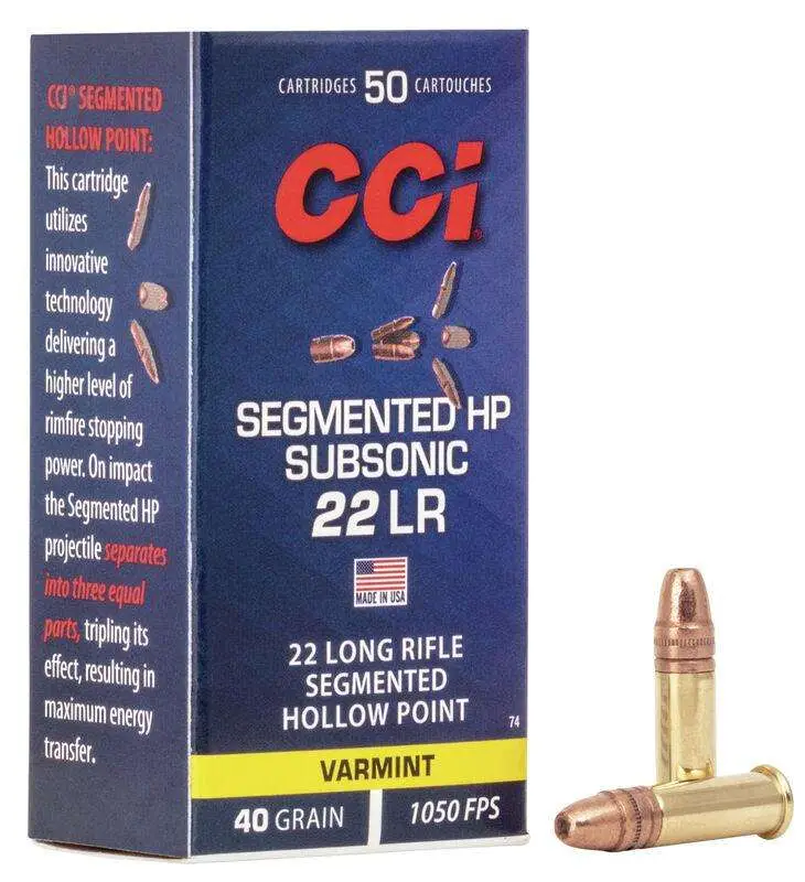 Cci 22LR Segmented Hollow Point 40GR 50RD Ammo