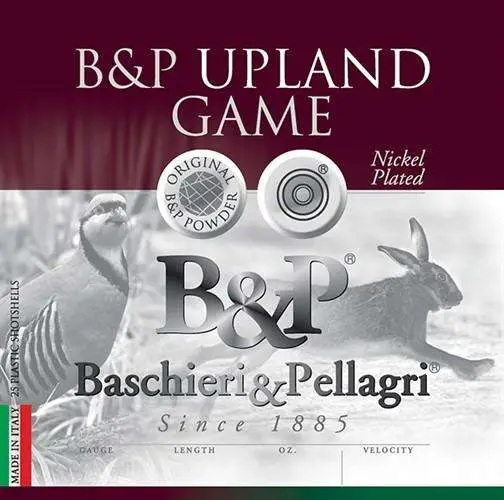 B&p Upland Game 12GA 2 3/4IN 1 1/4OZ 5 Shot 25 Rds/box