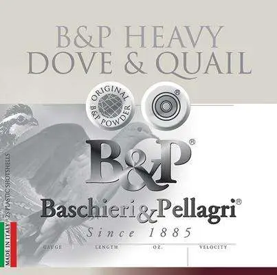 B&p Dove & Quail 20GA 2.75 1 Oz 8 Shot 25 Rd/box