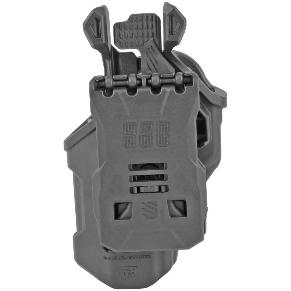 Blackhawk T-series L2C Owb Holster for Glock 20/21 Right Hand Black
