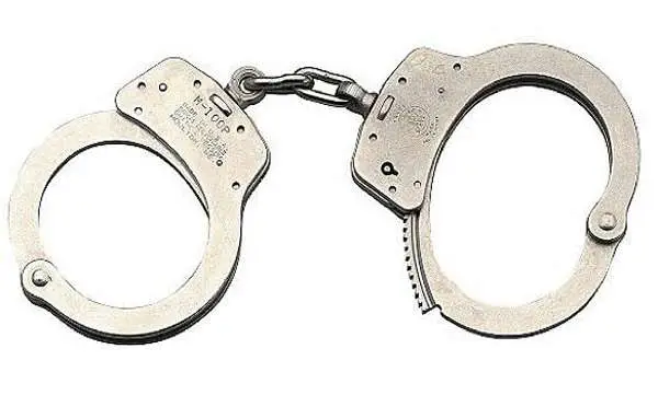 Smith & Wesson Model 100P Handcuffs Stainless Steel