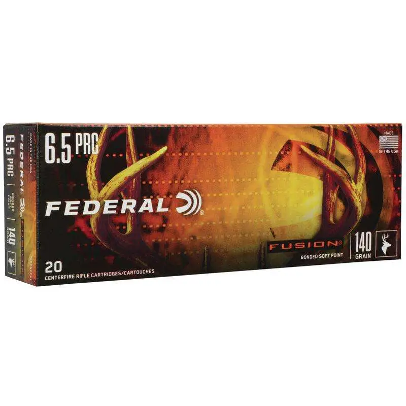 Federal Fusion 6.5 Prc 140GR 20RD Ammo