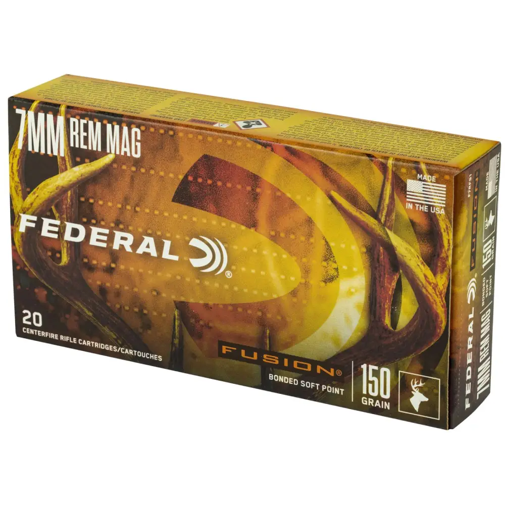 Federal Fusion 7MM Rem Mag 150GR 20RD Ammo - Image 2