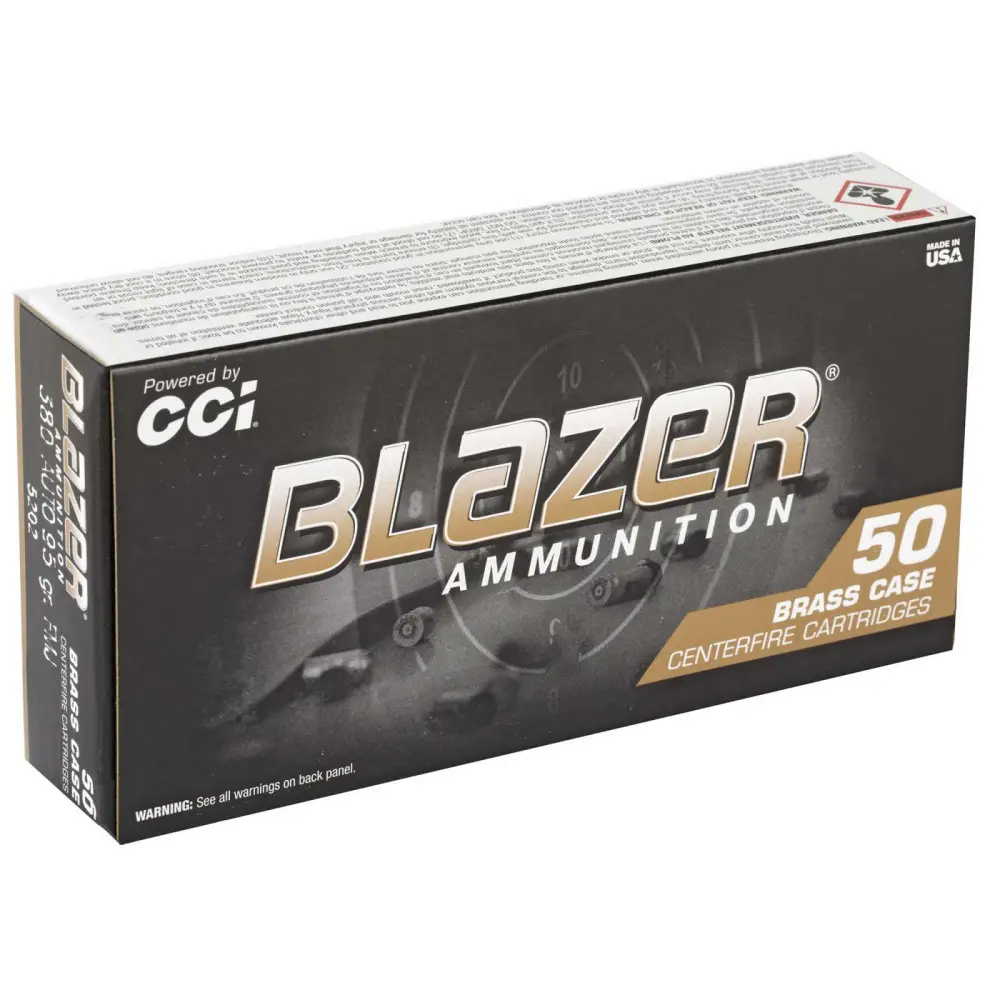 Cci Blazer Brass 380 Acp 95GR Fmj 50RD