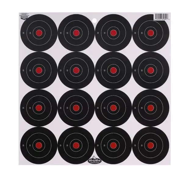 Dirty Bird 3 Bullseye Paper Targets 12-PK - 192 Total