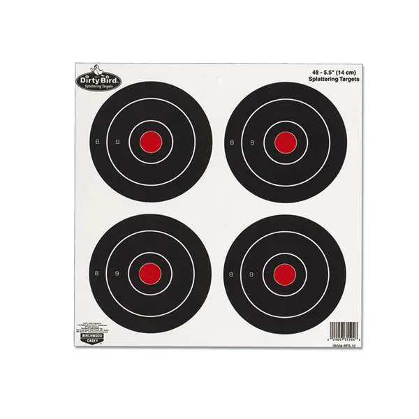 Gsm Outdoors Dirty Bird Bullseye Targets 6 12-PK