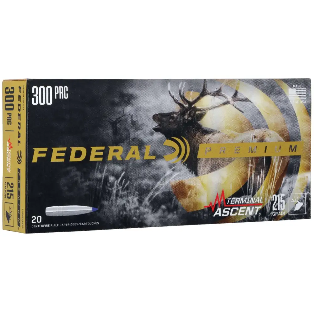 Federal Premium 300PRC 210GR Terminal Ascent 20RD Box 10 Box Case