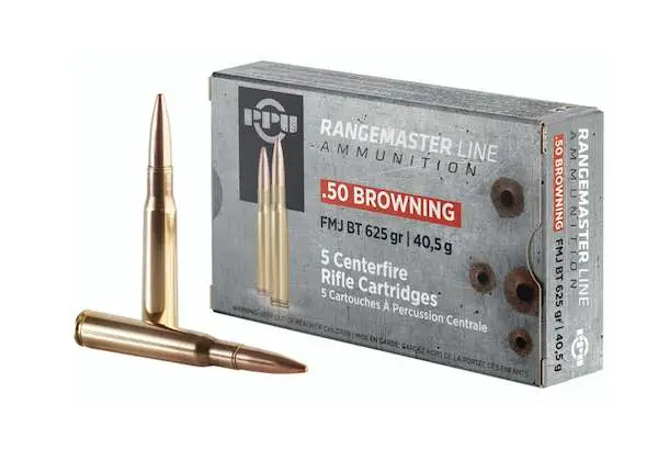 Ppu Rangemaster .50 Bmg 625GR Fmj 5RD Box