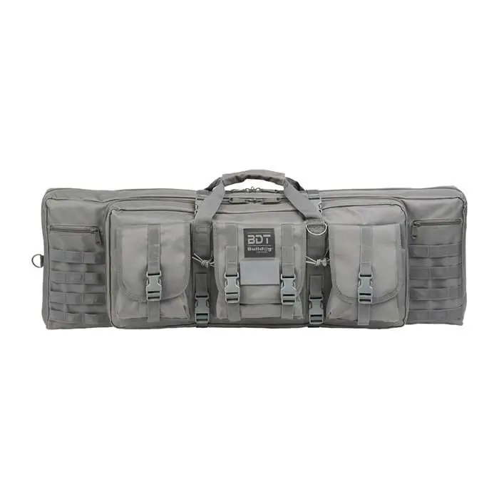 Bulldog Deluxe Single Tactical Rifle Case 36 In. Grey