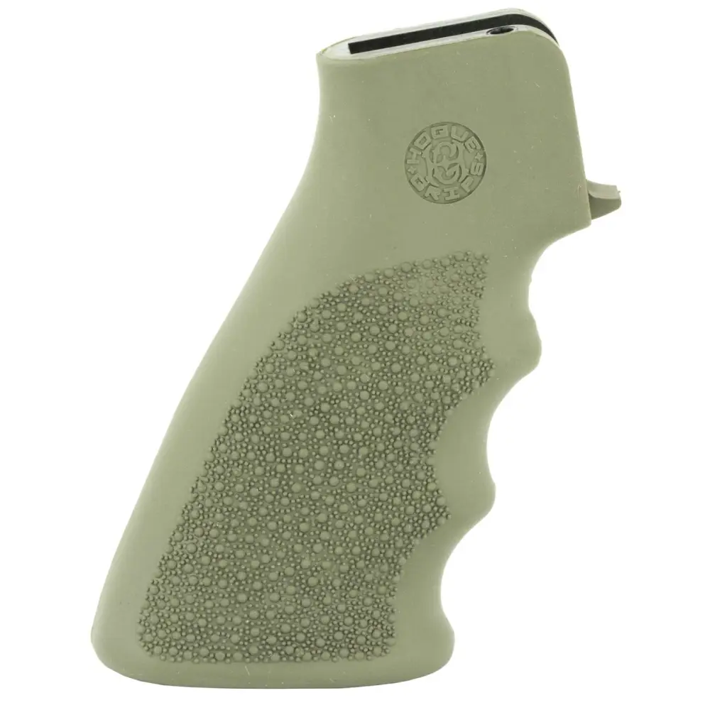 Hogue AR-15 Rubber Grip With Finger Grooves - Od Green