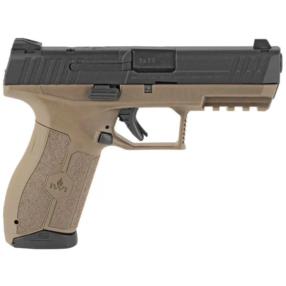 Iwi Masada 9MM 17+1 4.1IN Optics Ready Pistol Fde